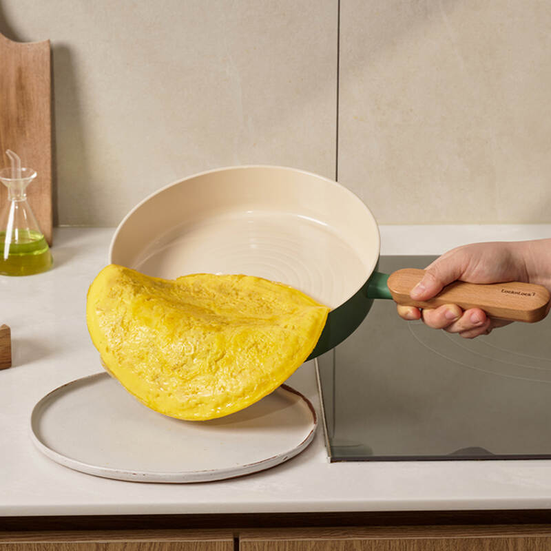 Chảo chống d&iacute;nh LocknLock Suit Sage IH phủ sứ ceramic d&ugrave;ng được bếp từ, bếp gas, bếp hồng ngoại v&agrave; bếp điện image number null